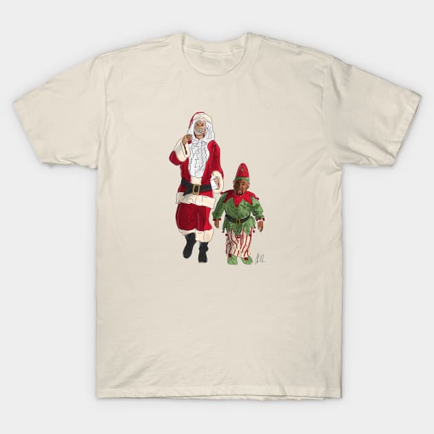 Bad Santa: Back in the Saddle Again T-Shirt by 51Deesigns